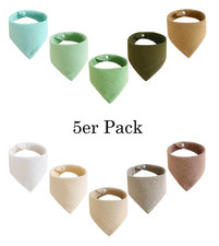 5er Musselin Babylätzchen