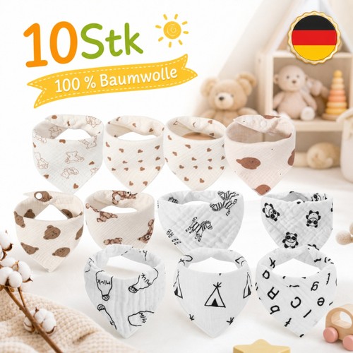 10x baby dreieckstuch - 10x,