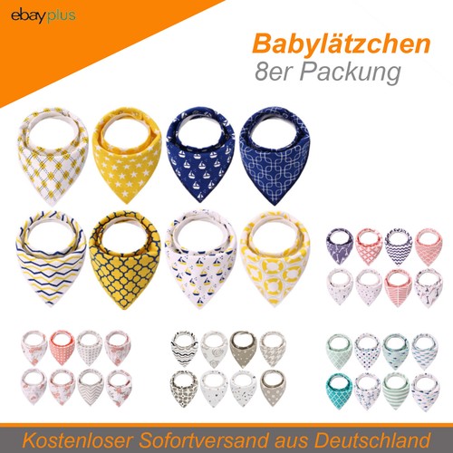 Baby lätzchen - 8x,
