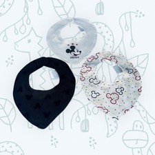 3x Mickey Maus Dreieckstücher