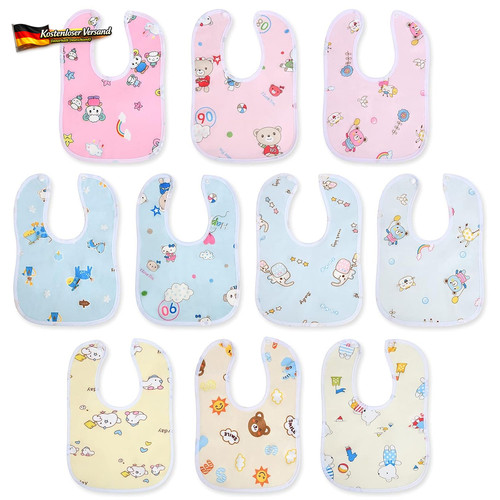 Baby lätzchen set 10er weiche - baby,